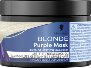 Schwarzkopf Blonde Purple Mask Anti-Gelbstich Haarkur