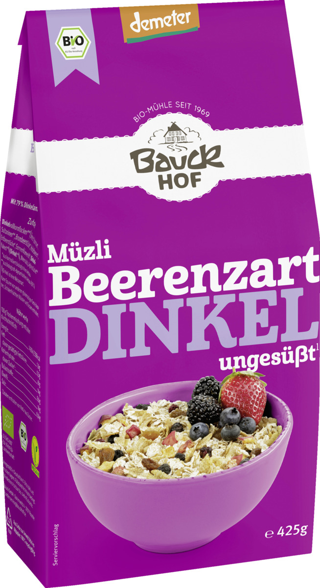 Bild 1 von Bauckhof Bio Müzli Beerenzart Dinkel