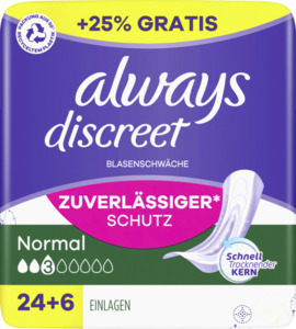 Always Discreet Inkontinenz Normal Big Pack