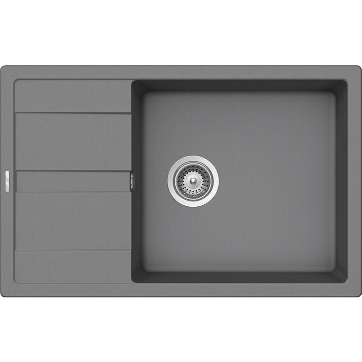 Bild 1 von Rocasa Einbauspüle 'Fiona 100XL' grau 780 x 500 mm