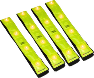 IDEENWELT 4er Set LED-Reflektorbänder
