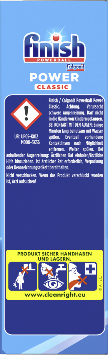 Bild 4 von Finish Power Classic All in 1 Tabs Maxi Pack