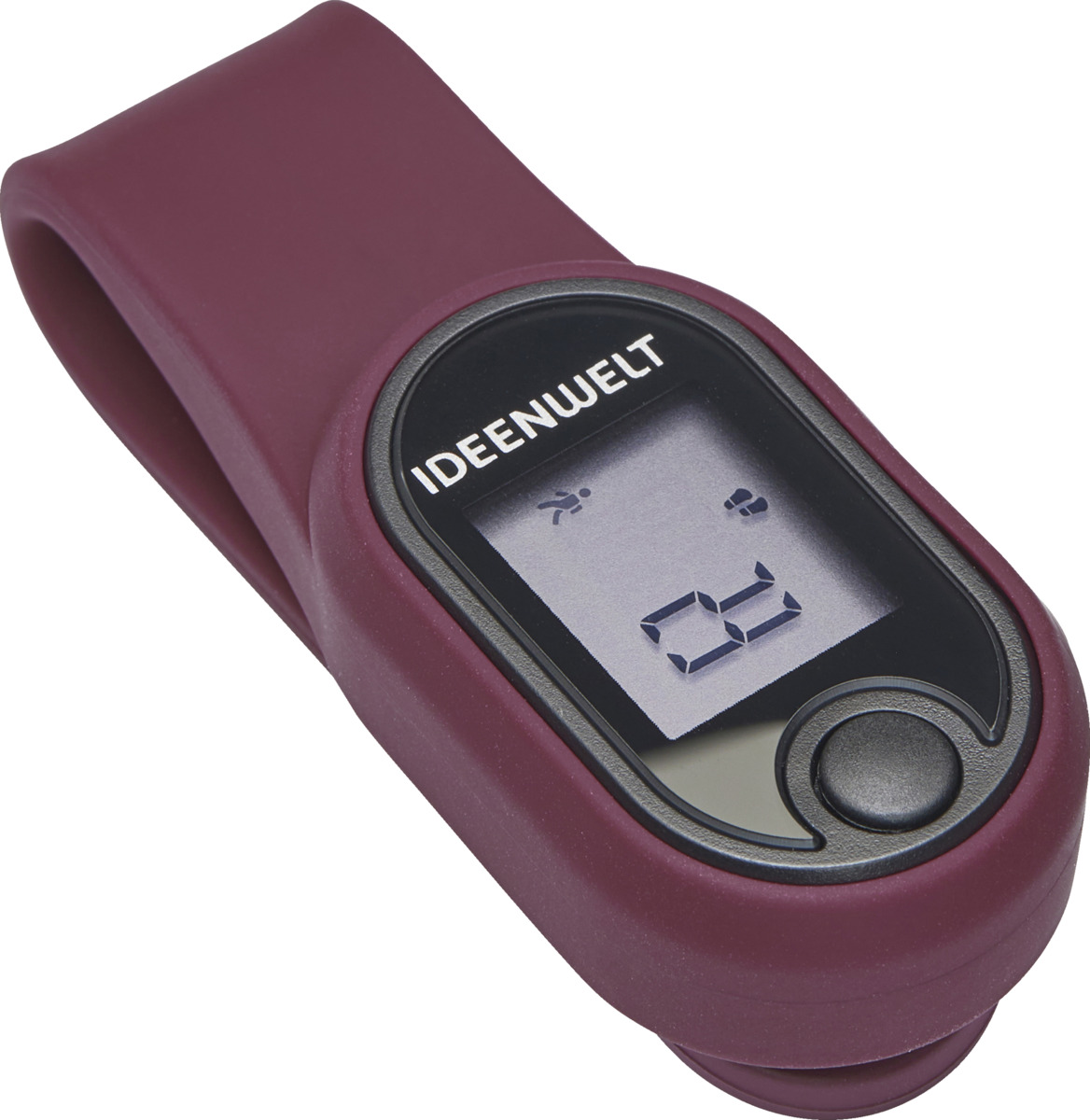 Bild 1 von IDEENWELT Schrittzähler bordeaux