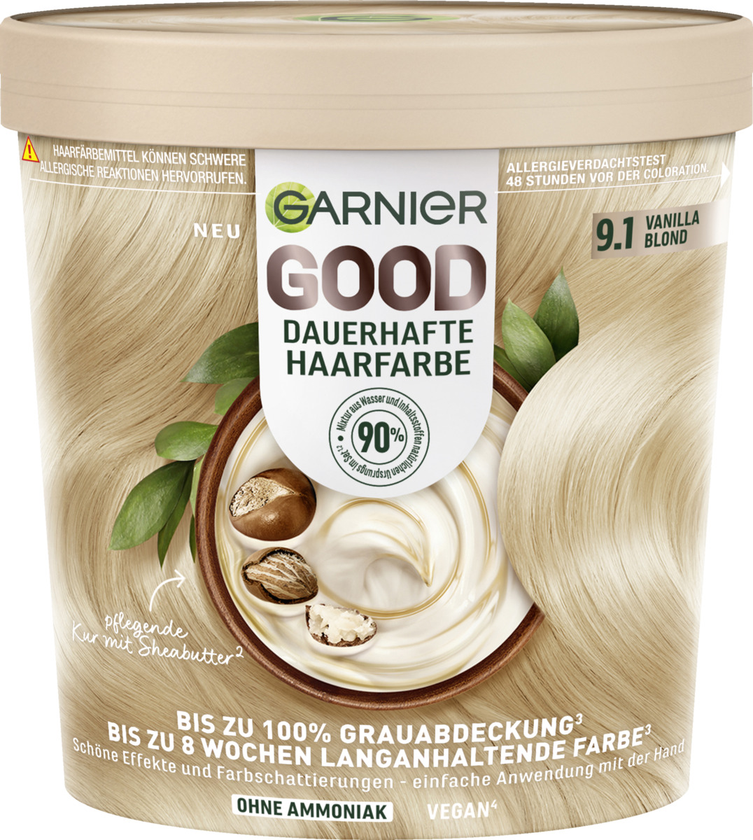 Bild 1 von Garnier GOOD dauerhafte Haarfarbe 9.1 Vanilla Blond