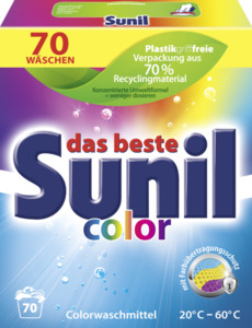 Sunil Colorwaschmittel Pulver 70 WL