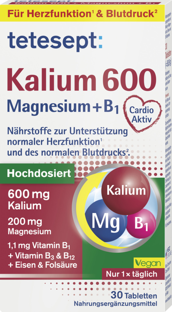 Bild 1 von tetesept Kalium 600 Tabletten