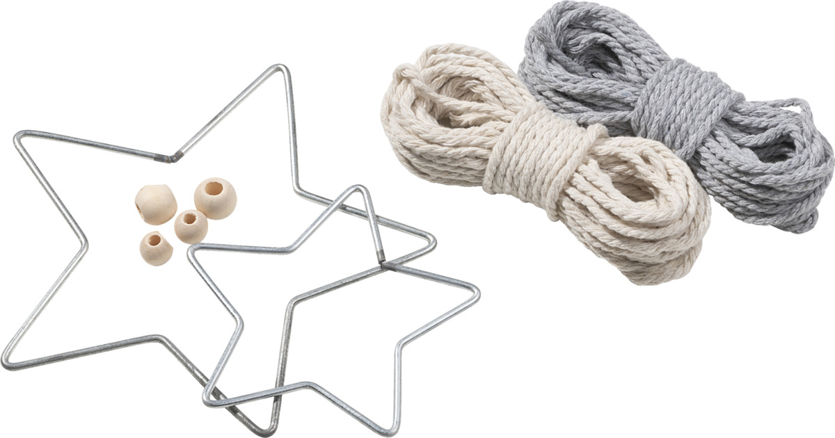 Bild 1 von IDEENWELT Makramee-Bastelset Sterne