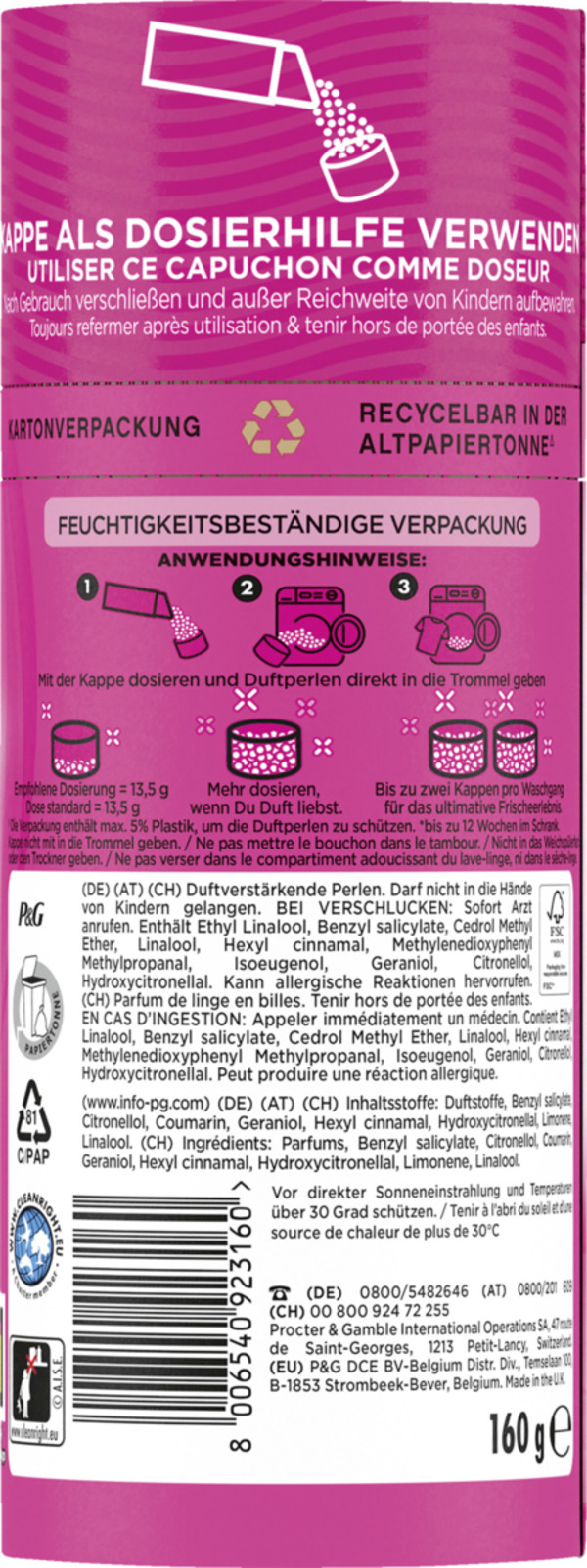 Bild 2 von Lenor Wäscheparfüm Pfingstrose & Hibiskusblüte