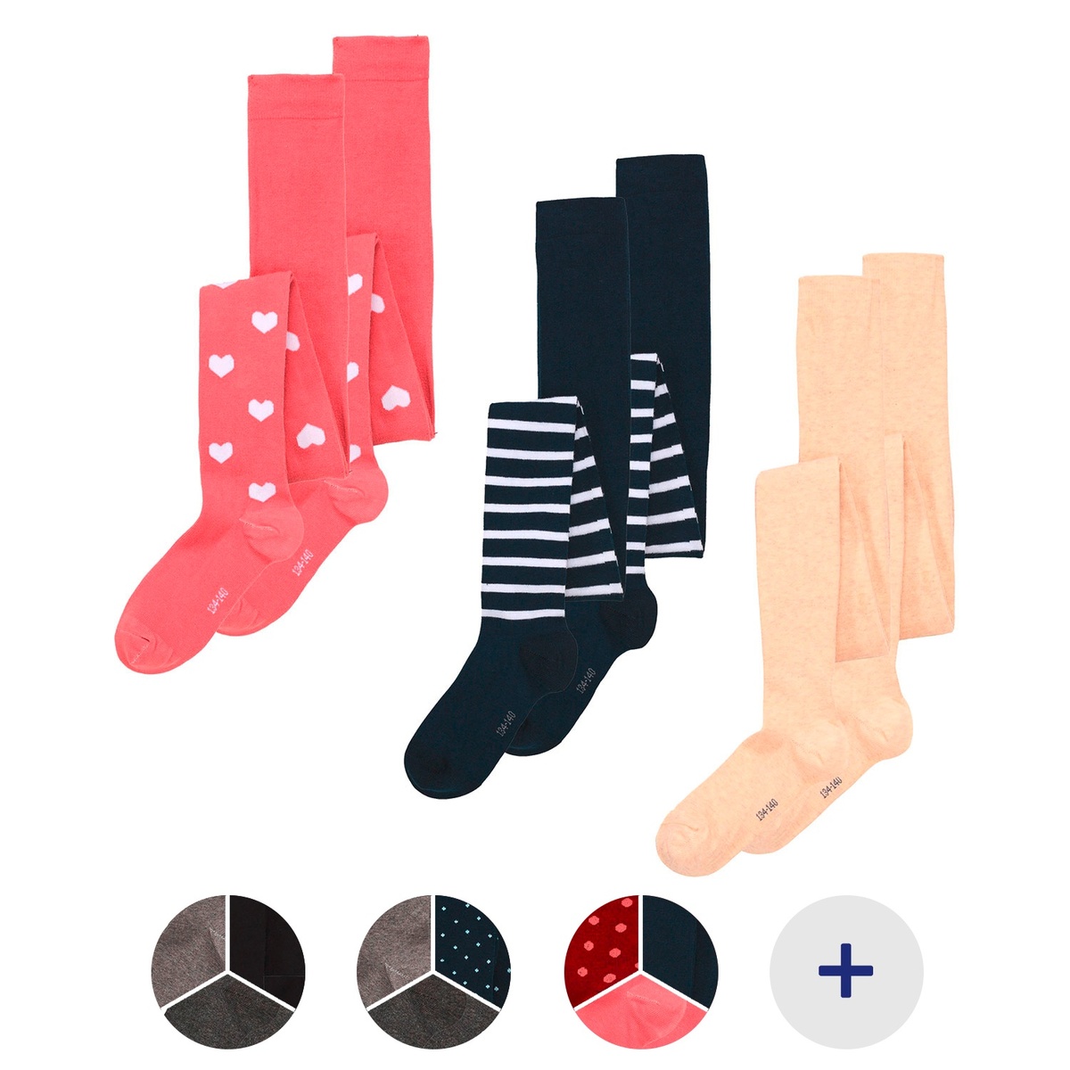 Bild 1 von ALIVE Kinder Strumpfhosen, 3er-Set