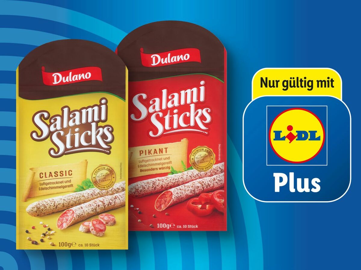 Bild 1 von Dulano Salami Sticks, 
         100 g