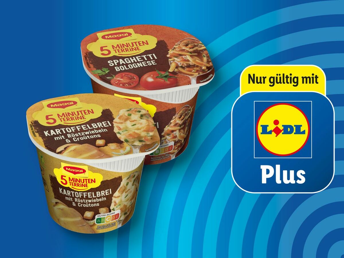 Bild 1 von Maggi 5 Minuten Terrine, 
         61/60/56/41 g