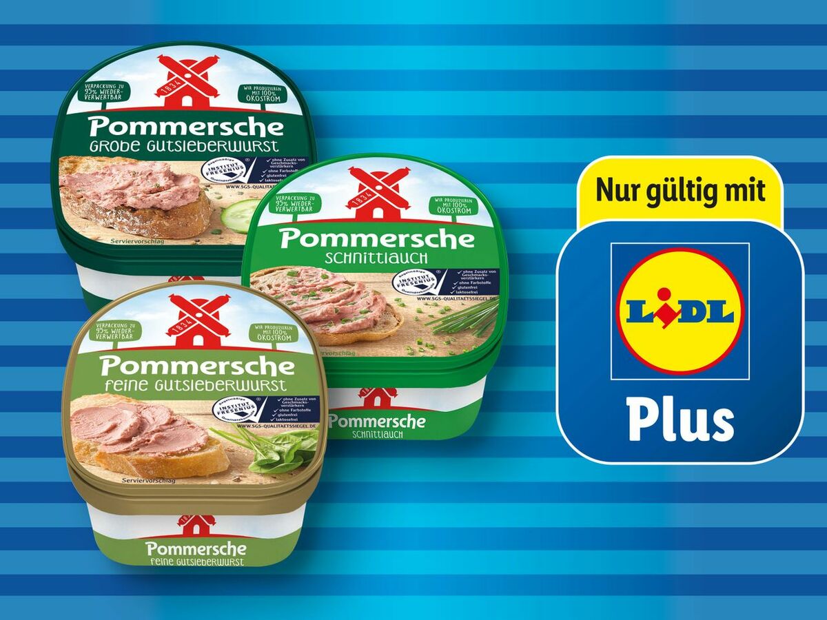 Bild 1 von Rügenwalder Mühle Original Pommersche Gutsleber-/Rügenwalder Teewurst, 
         125 g