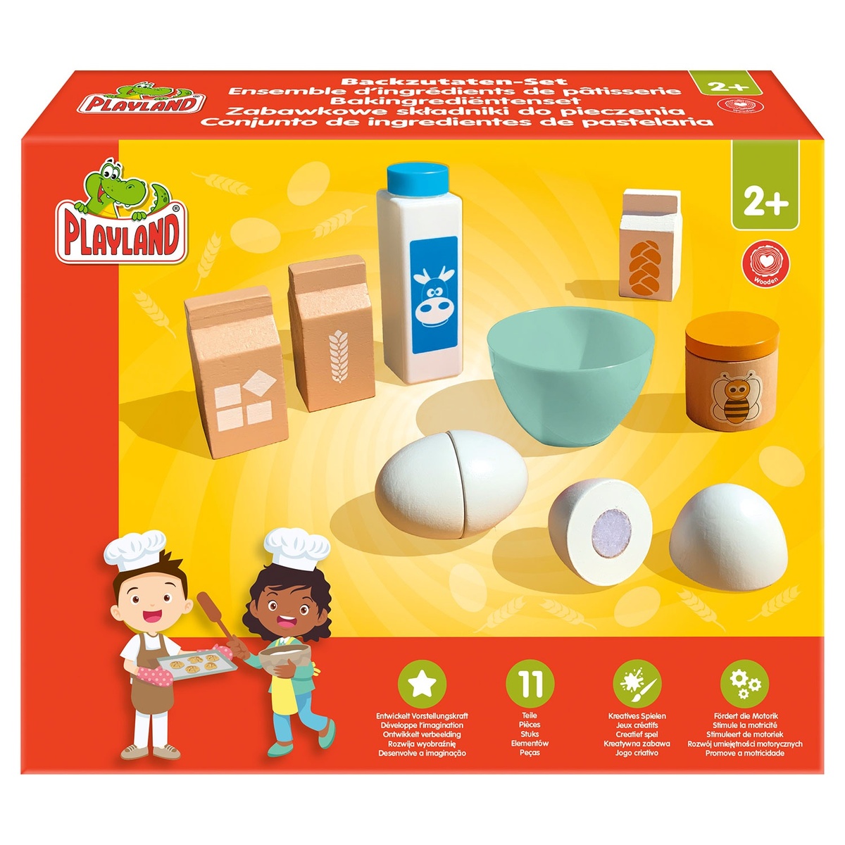 Bild 1 von PLAYLAND Holz-Küchenzubehör oder -Werkstattset