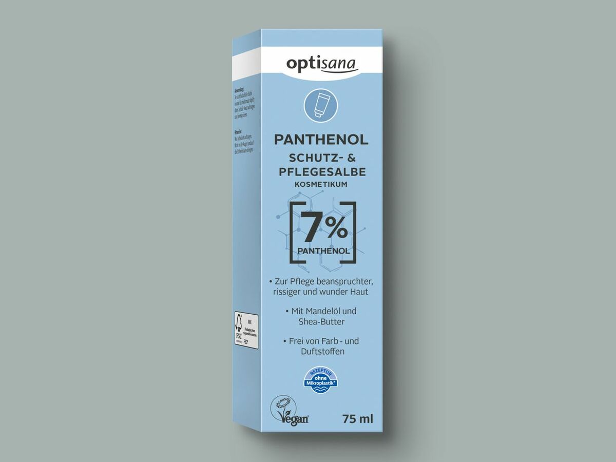 Optisana Panthenol Schutz- & Pflegesalbe, 75 ml von Lidl ansehen!