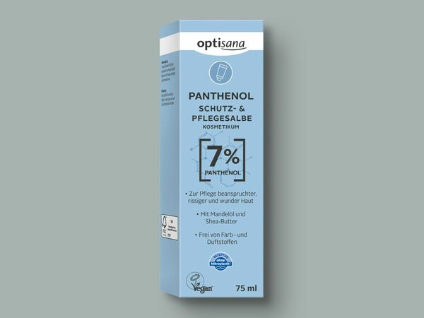 Bild 1 von Optisana Panthenol Schutz- & Pflegesalbe, 
         75 ml