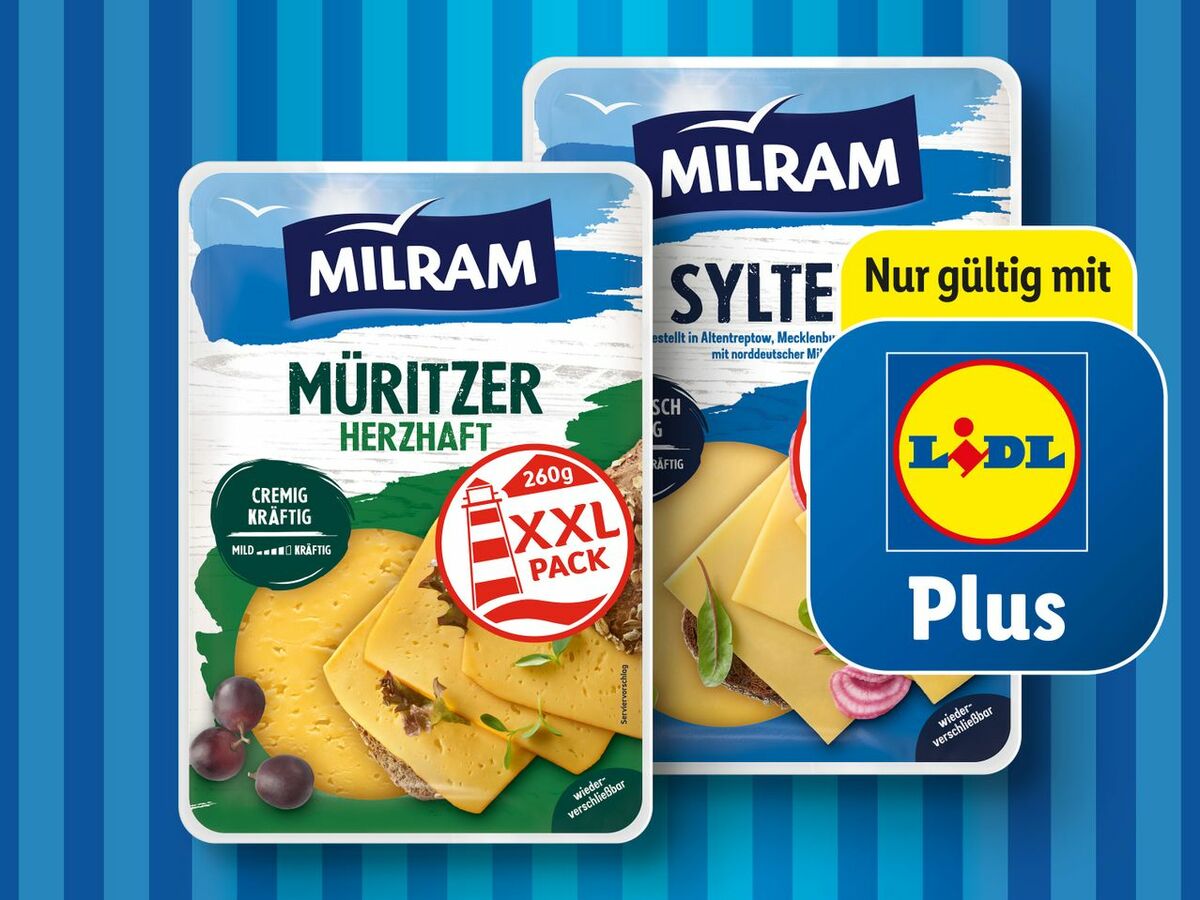 Bild 1 von Milram Scheibenkäse XXL, 
         260 g