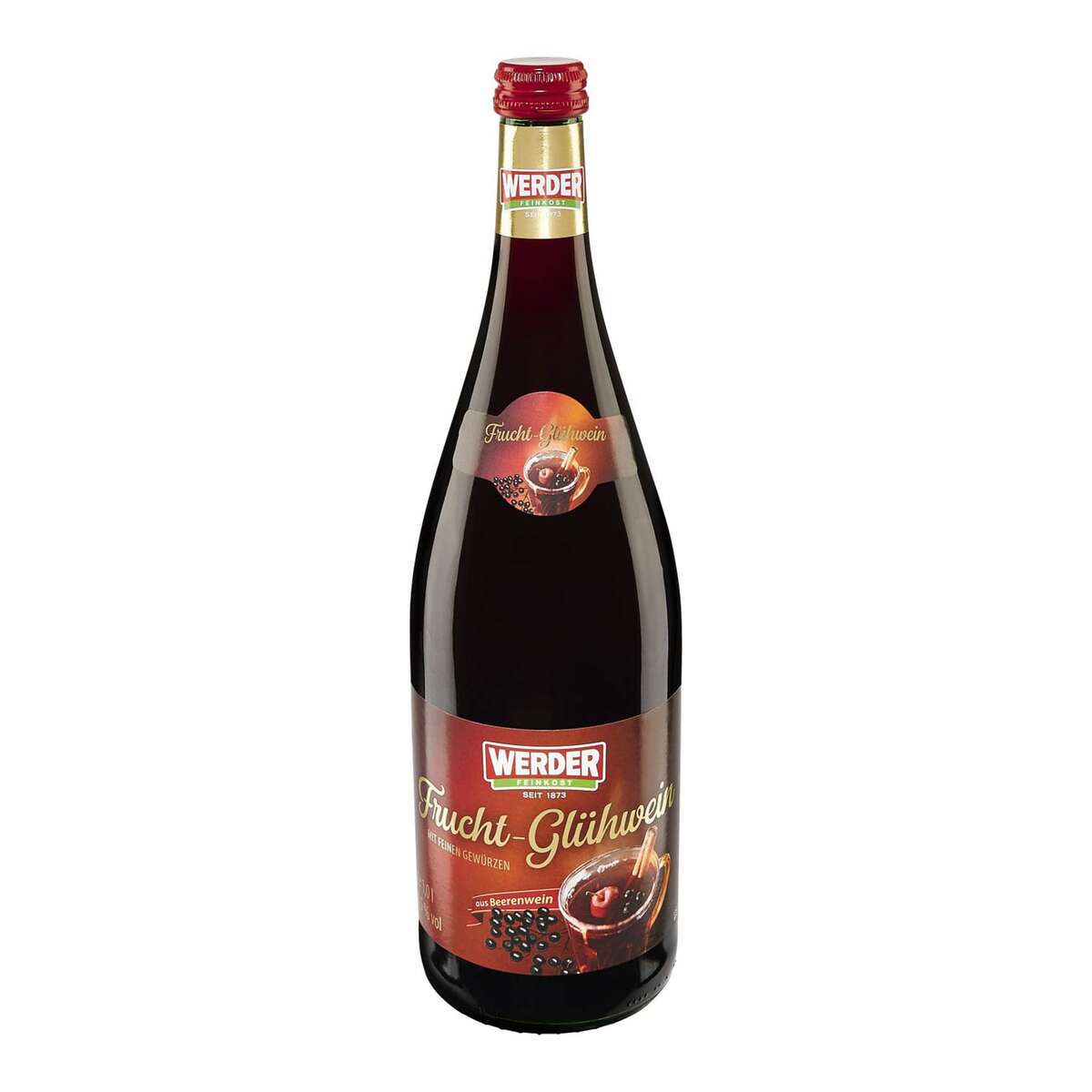 Bild 1 von Werder Frucht-Glühwein 8,5 % vol 1 Liter