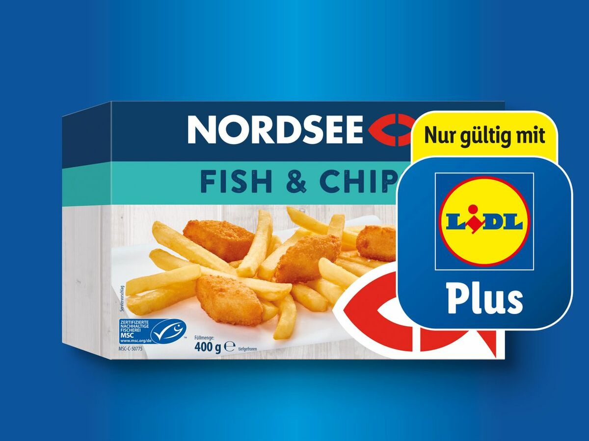 Bild 1 von Nordsee MSC Fish & Chips, 
         400 g