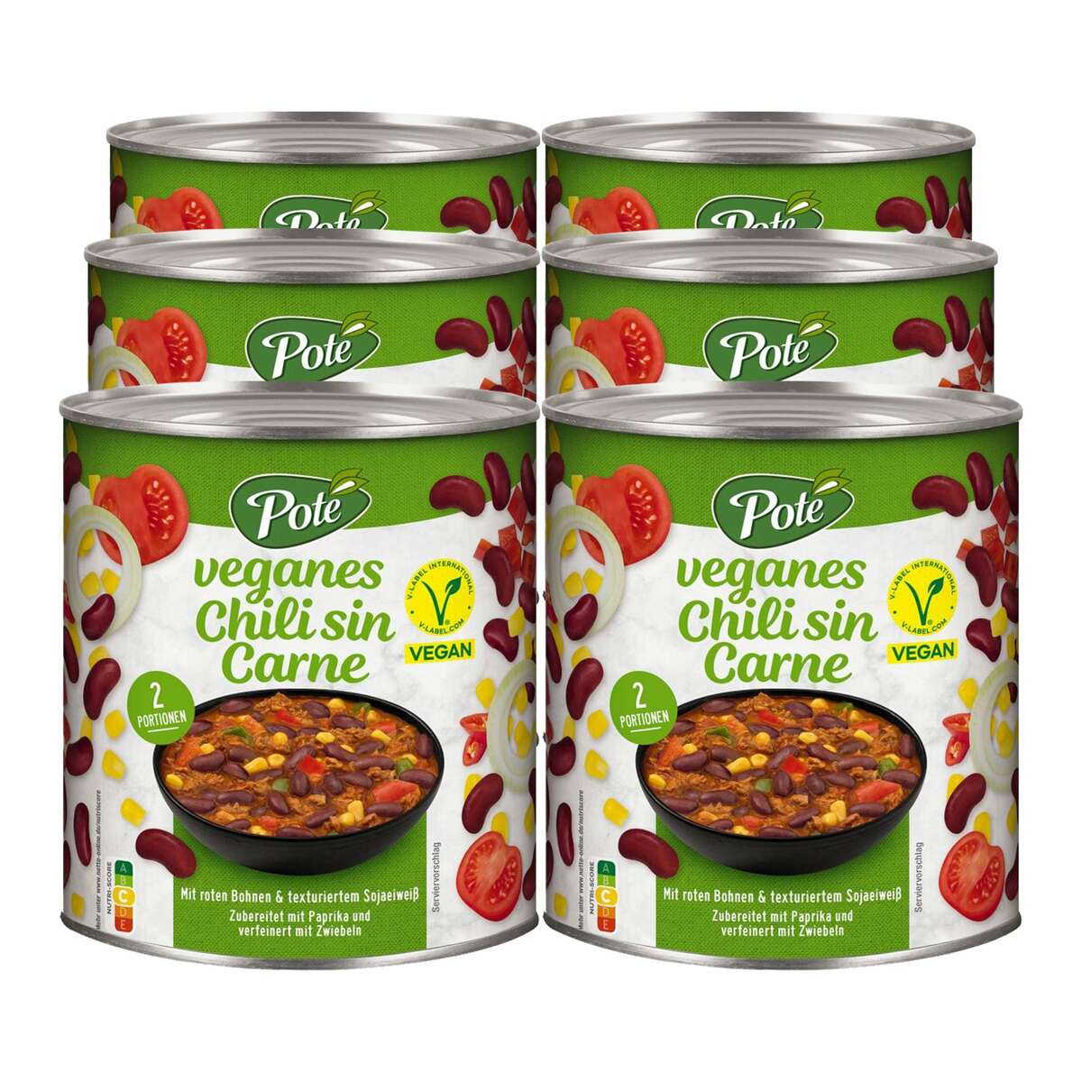Bild 1 von Poté Chili sin Carne 800 g, 6er Pack