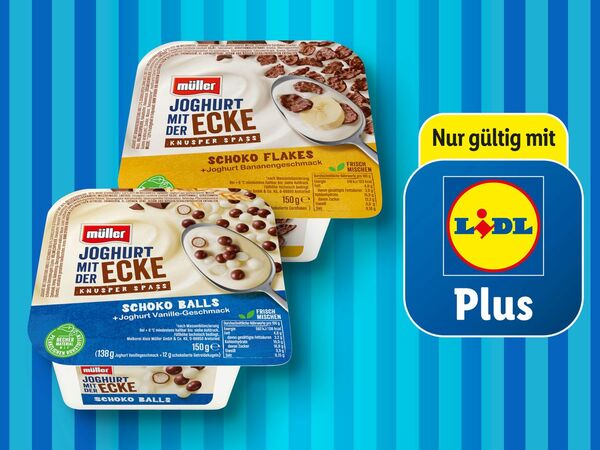 Müller Joghurt mit der Ecke 150 140 113 g von Lidl ansehen