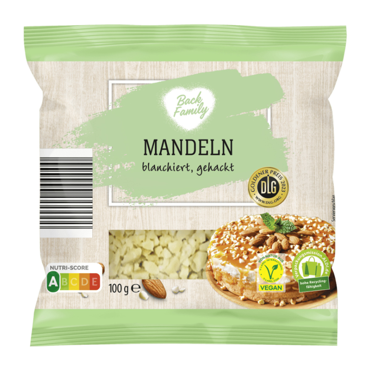 Bild 1 von BACK FAMILY Gehackte Mandeln