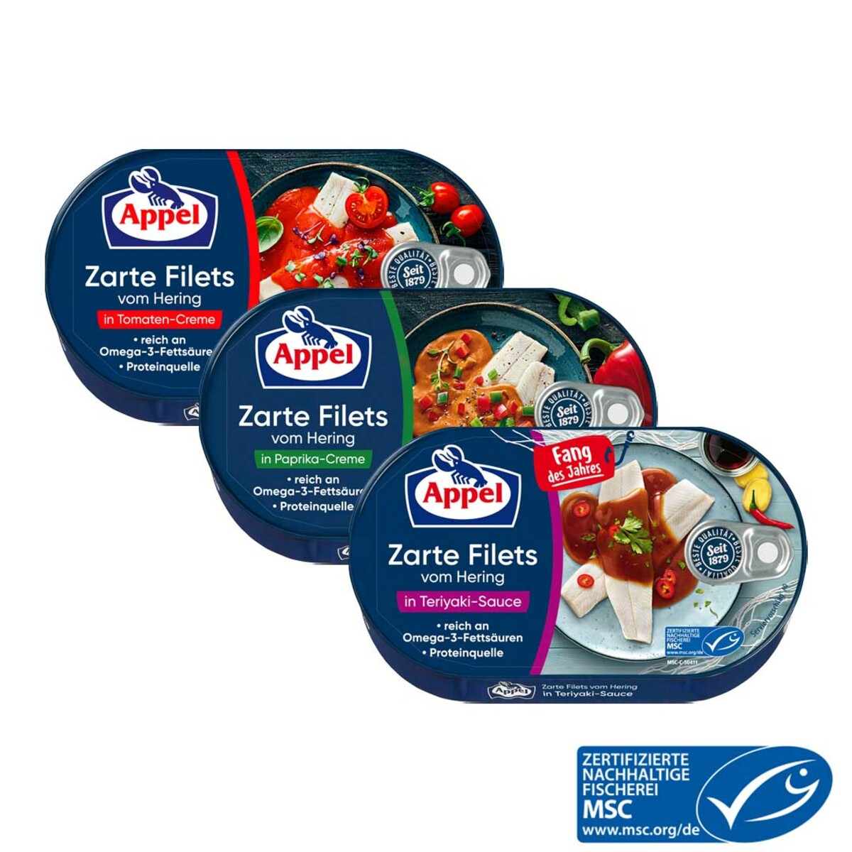 Appel Herring Fillets In Tomato & Curry Sauce - Foto 11