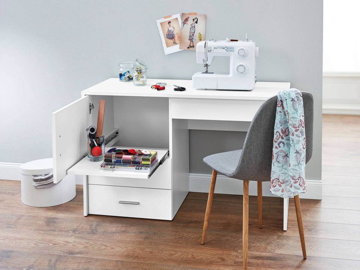 Bild 2 von LIVARNO home Nähmaschinentisch, mit 3 Schubladen