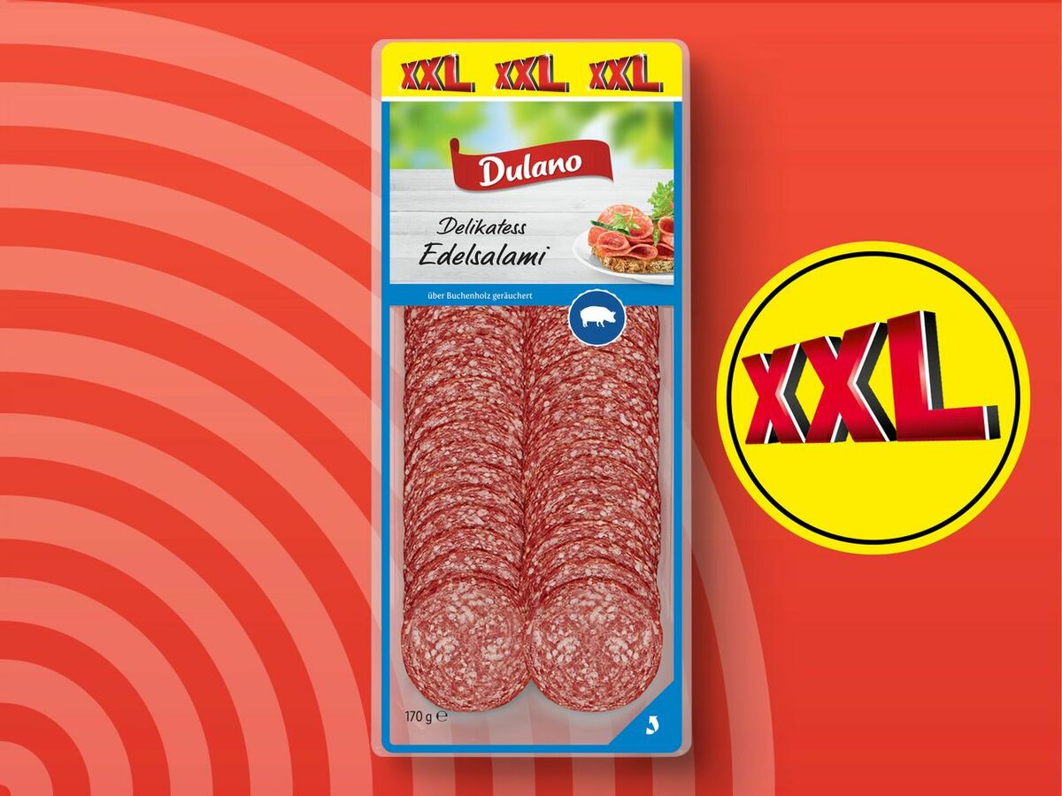 Bild 1 von Dulano Edelsalami geschnitten XXL, 
         170 g