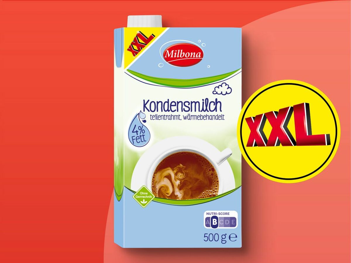 Bild 1 von Milbona Kondensmilch XXL, 
         500 g