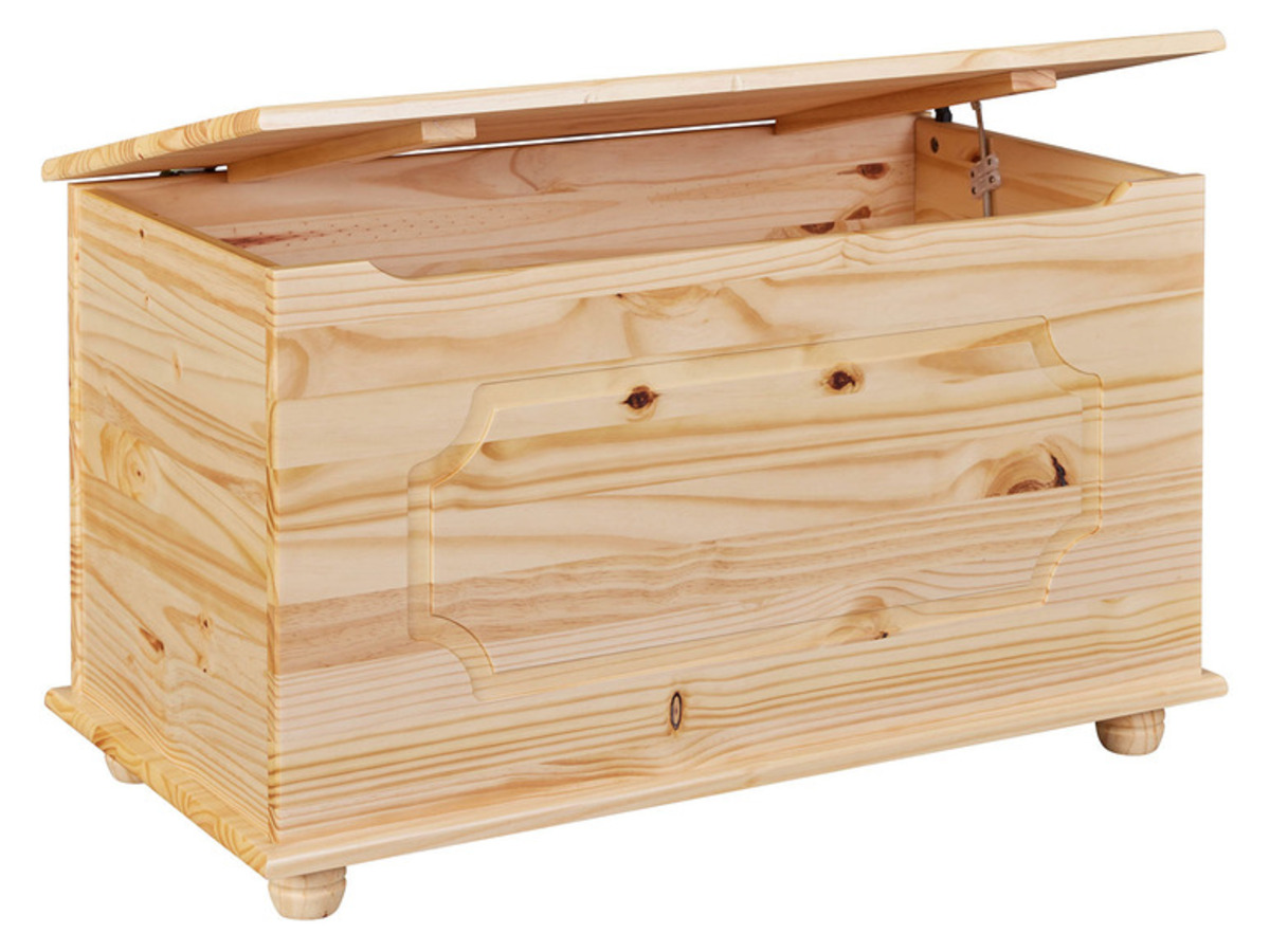 Bild 3 von Inter Link Massivholztruhe, mit Klappdeckel