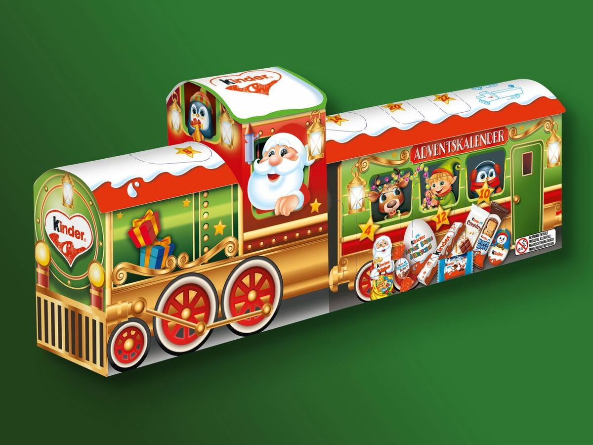 Bild 1 von Kinder Mix Adventskalender 3D-Zug, 
         221 g