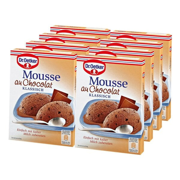 Bild 1 von Dr. Oetker Mousse au Chocolat für 250 ml Milch, 8er Pack