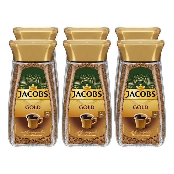 Bild 1 von Jacobs Instantkaffee Gold 200 g, 6er Pack