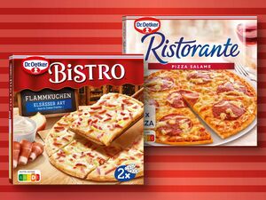 Dr. Oetker Ristorante Pizza/Flammkuchen, 
         780/640/530 g