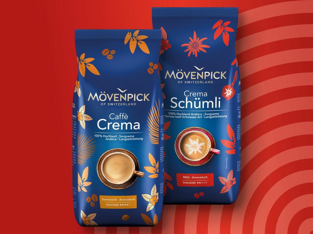 M Venpick Caff Crema Ganze Bohnen Kg Von Lidl Ansehen