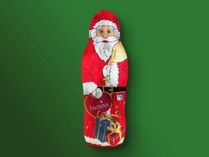 Favorina Weihnachtsmann aus Alpenmilchschokolade, 
         200 g