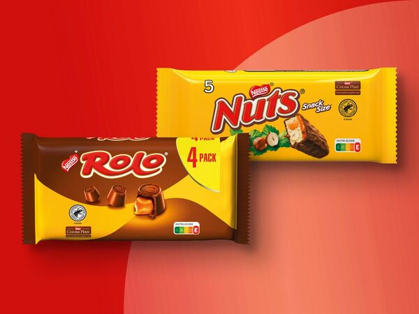 Bild 1 von Nestlé Rolo/Nuts, 
         4x 41,6/5x 30 g