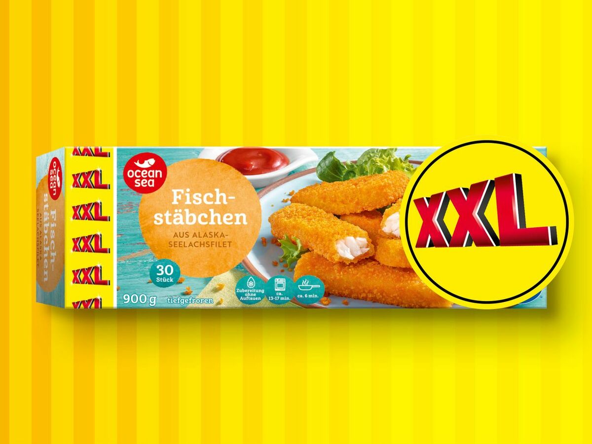 Bild 1 von Ocean Sea MSC Fischstäbchen XXL, 
         900 g