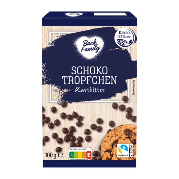 BACK FAMILY Schokotröpfchen / -chunks von ALDI Nord ansehen!