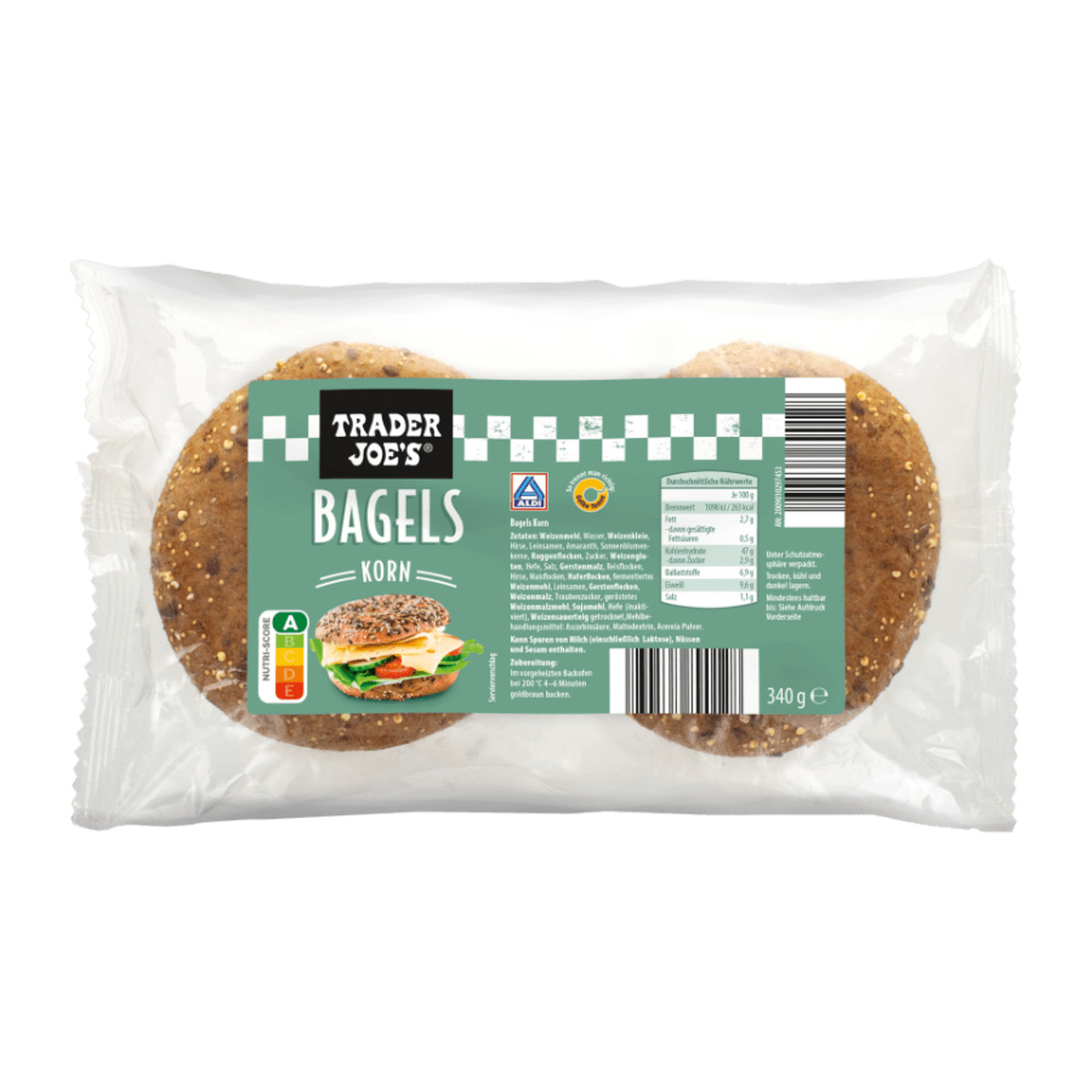 Bild 1 von TRADER JOE’S Bagels Korn