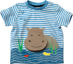 ALANA Baby Shirt, Gr. 74, aus Bio-Baumwolle, blau