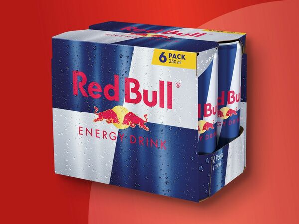 Bild 1 von Red Bull Energy Drink, 
         6x 0,25 l zzgl. 1.50 Pfand