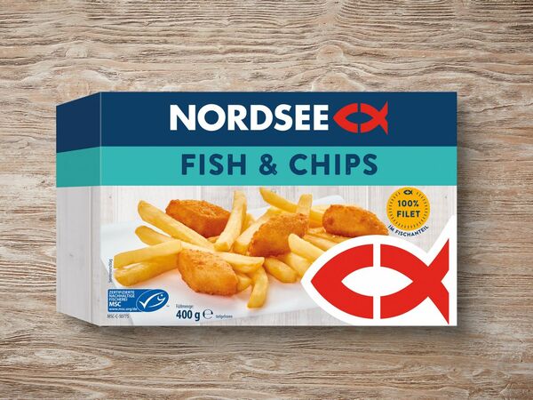 Bild 1 von Nordsee MSC Fish & Chips, 
         400 g