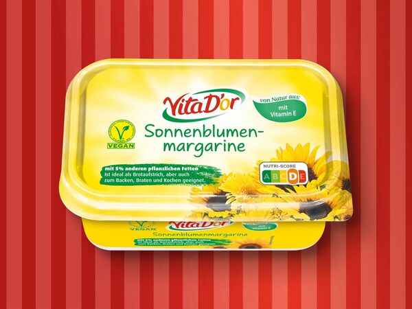 Bild 1 von Vita D’or Sonnenblumenmargarine, 
         500 g