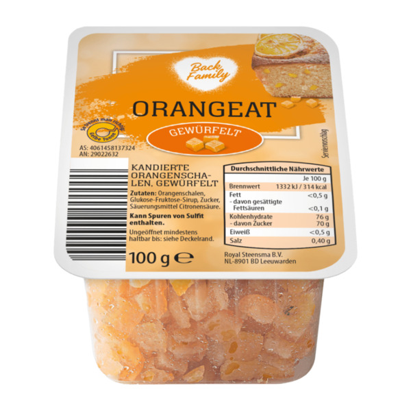 Bild 3 von BACK FAMILY Zitronat / Orangeat