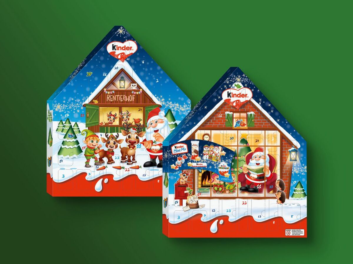 Kinder Maxi Mix Adventskalender, 351 G Von Lidl Ansehen!