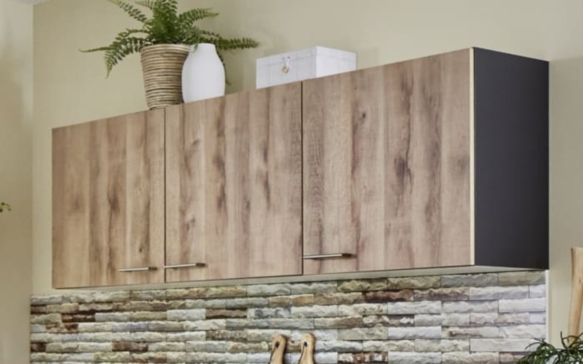 Bild 2 von Pino - Einbauküche PN 80/PN 100, weiß/Honig Eiche Nachbildung, inkl. Elektrogeräte