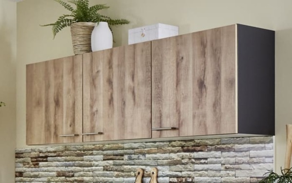 Bild 2 von Pino - Einbauküche PN 80/PN 100, weiß/Honig Eiche Nachbildung, inkl. Elektrogeräte