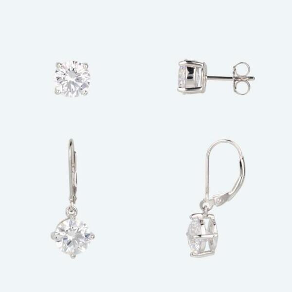 Bild 1 von Set 2-tlg. Ohrringe 925 Sterling Silber Zirkonia