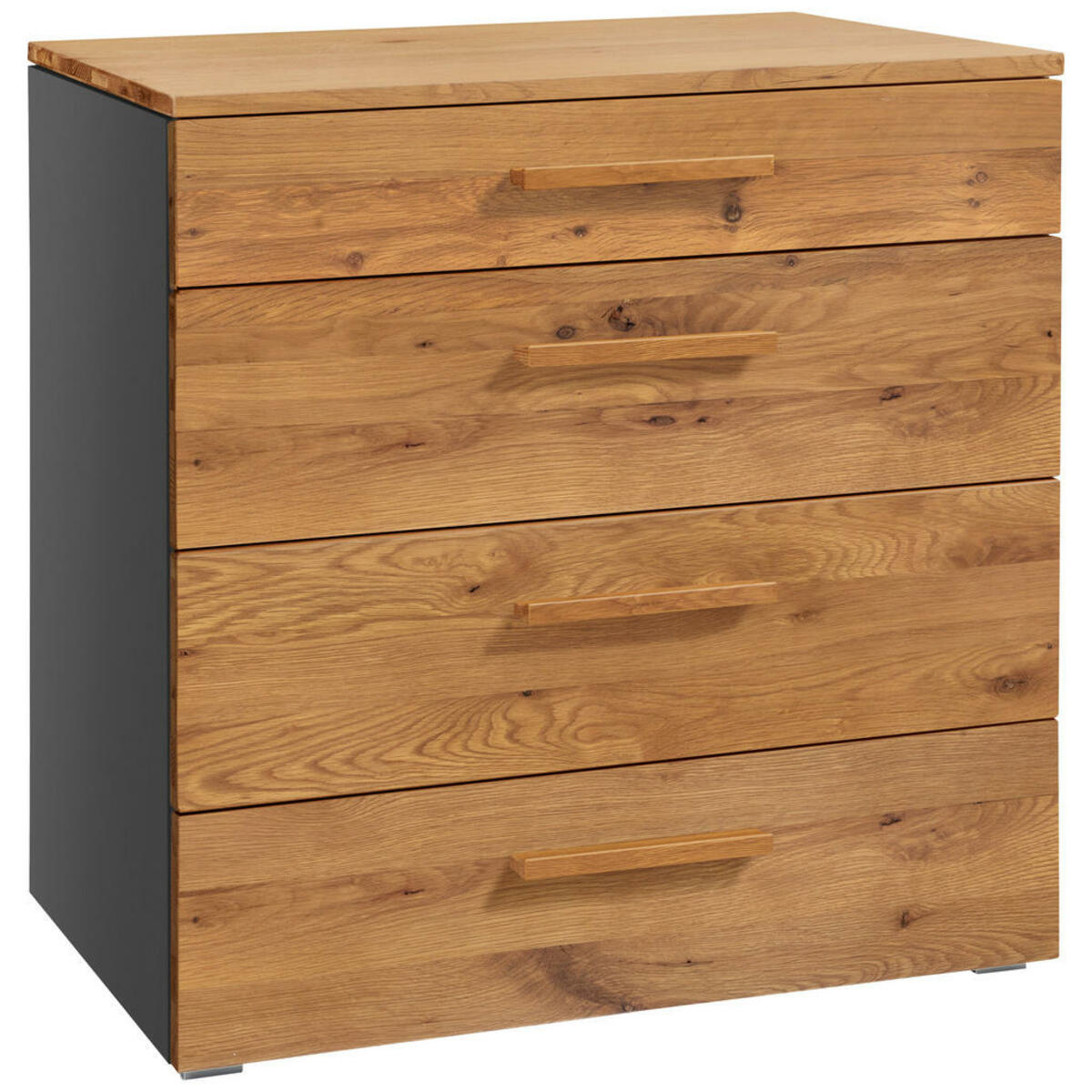 Bild 1 von Hasena KOMMODE Anthrazit, Wildeiche